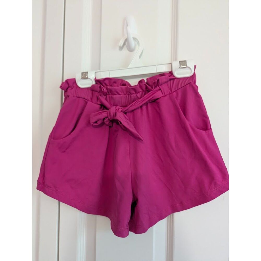 Five The Label Dancewear Pink Shorts Dance Stretch YXL Pockets!